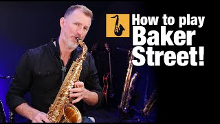 Saxophone Lesson  Baker Street  How to play on Saxophone 2020 [upl. by Anewor335]