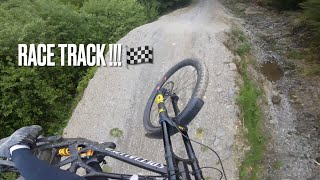 Race Track At Dyfi Bikepark Perfect Conditions [upl. by Hplodnar]