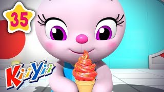 Ice Cream Song  Plus More Nursery Rhymes  by KiiYii  Nursery Rhymes amp Kids Songs  ABCs and 123s [upl. by Neerbas]