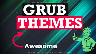 AWESOME Boot Loader Themes for GRUB on Linux Learn How To Install Custom Themes on Linux GRUB [upl. by Tamiko]