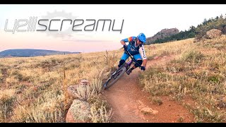 CANFIELD YELLI SCREAMY  Out for a rip on the Yelli Screamy aluminum hardtail 29er MTB [upl. by Bokaj]