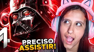 REAGINDO AO RAP DO DARTH VADER Star wars  LADO NEGRO  M4RKIM [upl. by Hannaoj]