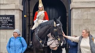 Some of the dumbest Tourist parents your ever see horseguardsparade [upl. by Bowen205]