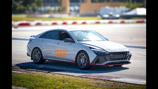 Elantra N  Homestead Miami Speedway  SCCA Track Event 6302024 [upl. by Arondell]