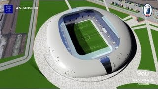 Nuovo Stadio di Pisa Progetto architetto Zavanella Geosport [upl. by Gninnahc313]