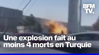 Turquie quotUn attentat terroristequot fait au moins 4 morts à Ankara [upl. by Orvan390]