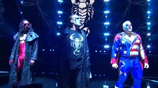 Sting Epic Entrance on AEW Revolution 2024 Highlights [upl. by Marlin]