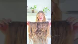 Before and after 16quot halo hair extensions [upl. by Ennalyrehc395]