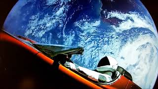 Space Oddity Tesla Roadster And Starman On Their Way To Mars [upl. by Ellenrahs451]