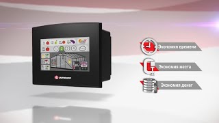 Контроллеры Unitronics  PLC  HMI в одном устройстве [upl. by Kenna653]