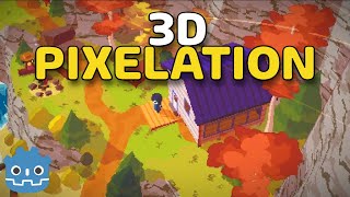 3D Pixelation  Godot 43 Tutorial [upl. by Wynne]