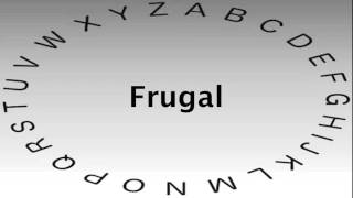 SAT Vocabulary Words and Definitions — Frugal [upl. by Netsrak997]