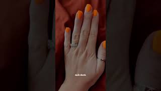 I did my nails an actual color this time instead of just clear 🧡utahmom valleymom viralvideo [upl. by Niwde]