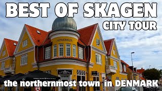 SKAGEN  the northernmost town in Denmark  all highlights  city tour [upl. by Asyar]