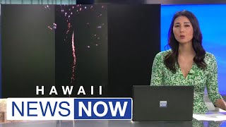 Illegal fireworks light up Oahu’s sky on New Year’s keeping first responders busy [upl. by Jennings]