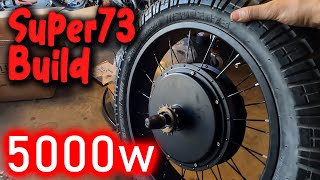 Super73 72V Build  5000w 25LB Hub Motor Swap Pt3 [upl. by Hungarian714]