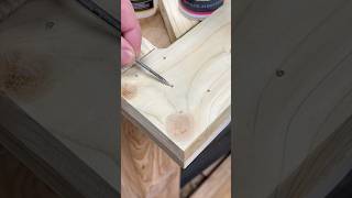 Using 03a Adhesive to Cover Pinhead Holes👍 woodworking diy caglue [upl. by Sielen]