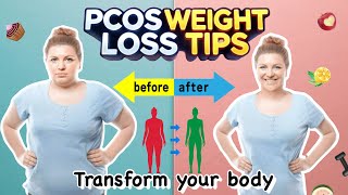 PCOS WEIGHT LOSS TIPS  transform your body [upl. by Delle]