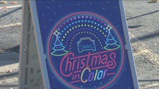 Christmas in Color light show sets up in Meridian this season [upl. by Brinson]