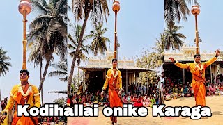 Kodihallai onike Karaga 2024  Kodihallai Suresh karaga festival karnataka viralvideo amma [upl. by Sandi]