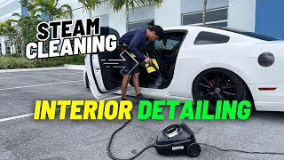 How To Steam Clean Your Cars Interior  Detailing Beyond Limits [upl. by Tehcac64]