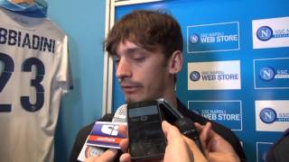 Manolo Gabbiadini allOfficial Store SSC Napoli 12022015 [upl. by Brote]