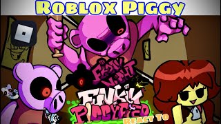 Roblox Piggy  Fnf React To Piggyfied FULL WEEK DEMO 2 Roblox PiggyPenny [upl. by Atazroglam]