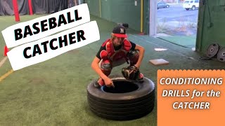 Baseball Catcher  Conditioning Drills for the Baseball Catcher Part 2 [upl. by Sicnarf]