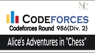 Codeforces Round 986 Div 2 Problem Solution  A Alices Adventures in quotChessquot [upl. by Nedla43]