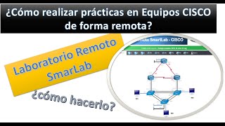 ¿COMO REALIZAR PRACTICAS DE LABORATORIO EN EQUIPOS CISCO REALES DE FORMA REMOTA CON SMARTLAB 2020 [upl. by Eniluqaj]