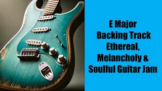 Soulful Mellow Guitar Jam  E Major Backing Track [upl. by Mccully]