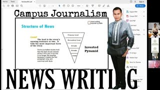 NEWS WRITING  Campus Journalism [upl. by Yelssew]