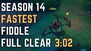 SEASON 14 Fastest Fiddlesticks Full Clear with Guide  302 [upl. by Ysle]