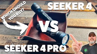 Olight Seeker 4 vs Seeker 4 Pro Which should you buy Comparison amp Beam Test [upl. by Thorny]