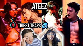 ATEEZ 에이티즈  TikTok Thirst Traps  REACTION DISBELIEF [upl. by Ialohcin254]