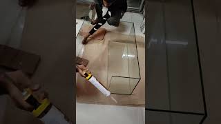 How To Make 3ft 15 ft Aquarium At HomeSimple Wayviral diy [upl. by Wight]