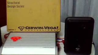 CERWINVEGA SDS 525T Test With CERWIN VEGA EXL 4004 Mobile Audio Amplifier [upl. by Baylor714]