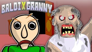 GRANNY THE HORROR GAME ANIMATION 1 Baldi VS Granny Parody [upl. by Drugi728]