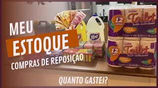 MINHAS COMPRAS DE ESTOQUE  COMPRAS DE REPOSIÇÃO [upl. by Hwang]