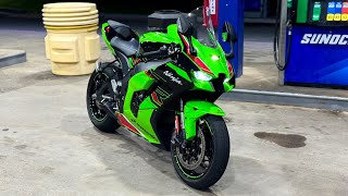 FIRST RIDE on the Ninja ZX10R to a MEET This Bike is WAY TOO FAST [upl. by Yelrebma]