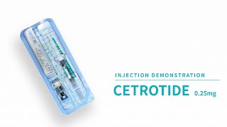 【Injection Demonstration】Cetrotide 025 [upl. by Norb]