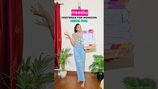 5 MEESHO footwear haul for monsoon ⛈️ Under ₹350 Only✨ classywings meeshofootwearhaul [upl. by Aitnas]