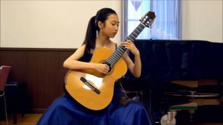 Erika Otani 大谷恵理架 14  Leo Brouwer Sonata 1st Mvt [upl. by Drofiar]