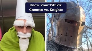 TikToks Battle Between Gnomes and Knights Explained [upl. by Ateiluj]