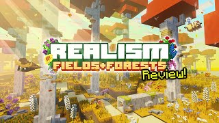 REALISM 11 Fields  Forests  The Most Enhanced Minecraft Survival Experience indepth review [upl. by Ibrad]