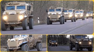 LPPV Foxhound technischen Halt in Burg STEADFAST DEFENDER [upl. by Mojgan]