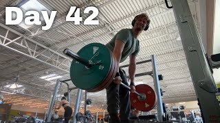 Eating 5000 Calories Day 42  Lower Back Injury [upl. by Sliwa]