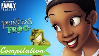 The Princess and The Frog  All Clips and Compilation for the Disney Family Animated Movie [upl. by Anelah139]