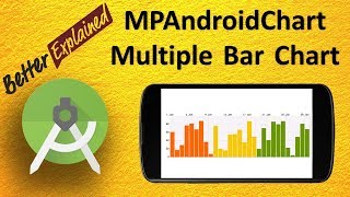 MPAndroidChart Tutorial Better Than Android GraphView 5 Beautiful Multiple Bar Chart [upl. by Nosemaj]