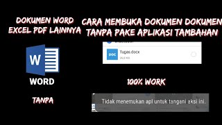 Cara membuka file docx di android [upl. by Nadabb]